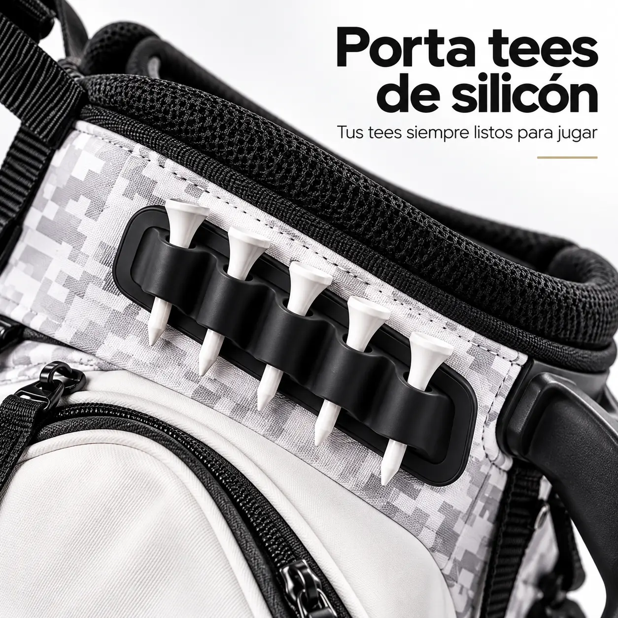 Porta tees de silicón