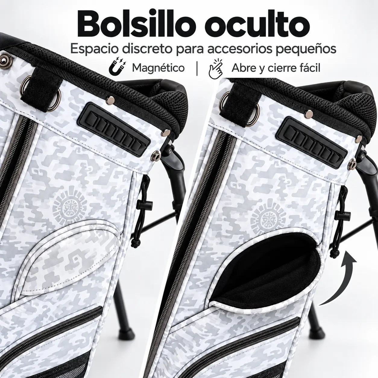 Bolsillo oculto magnético