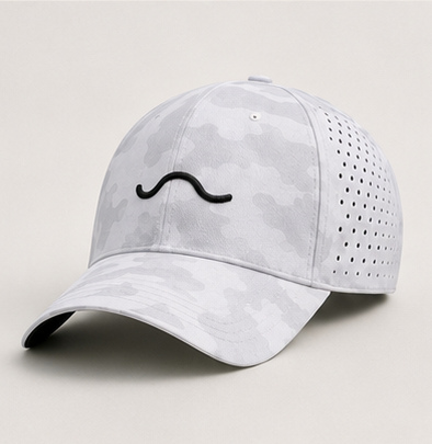 Cap Flow · White Camo