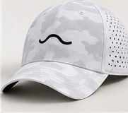 Cap Flow · White Camo